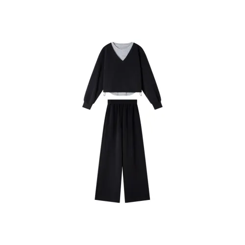 VIMLY Повседневный костюм женский черный