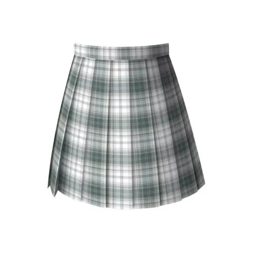 KONGLISHUWAN Повседневные короткие юбки Женские Лайм