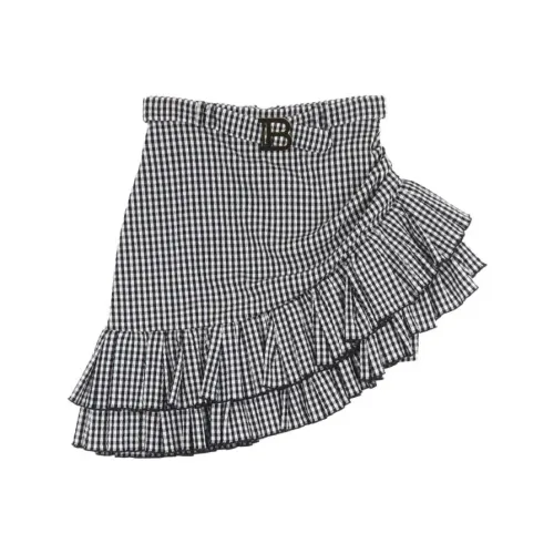 BALMAIN Белая Женская Повседневная Короткая Юбка