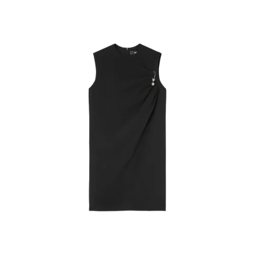 VERSACE FW24 Sleeveless Dress Women's Black VERSACE FW24 Без рукавов Платье Женское Черное