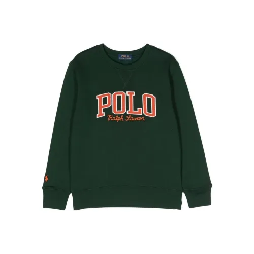 Polo Ralph Lauren Свитшот Темно-зеленый Детский