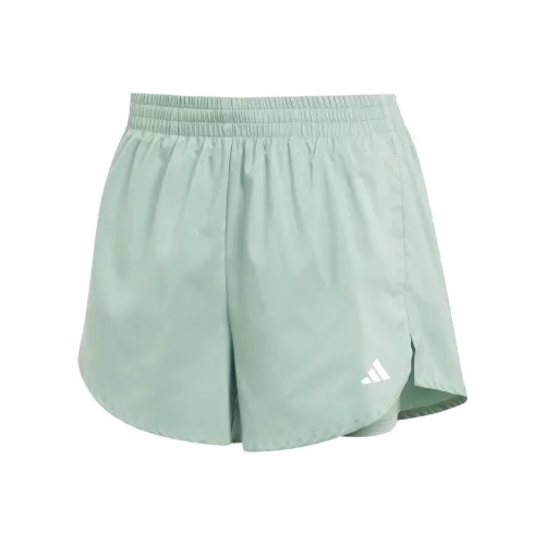 Adidas AEROREADY Пыльно-зеленый/Белый Женские Повседневные шорты