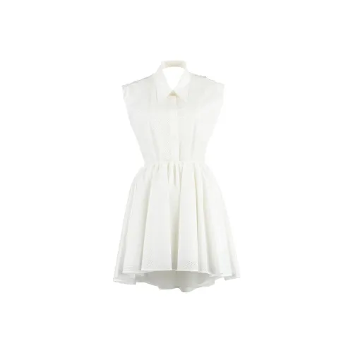 PHILOSOPHY DI LORENZO SERAFINI Без рукавов Платье Женское Белое