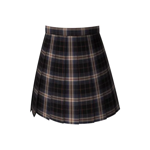 SHENBEI JK Повседневные короткие юбки женские NISHIKAWA Клетка