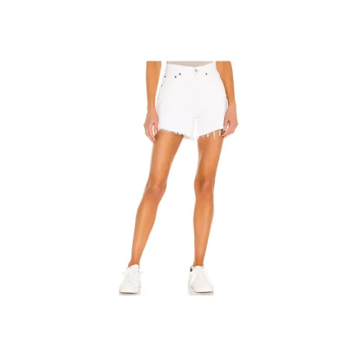 AGOLDE Белые Женские Джинсовые Шорты