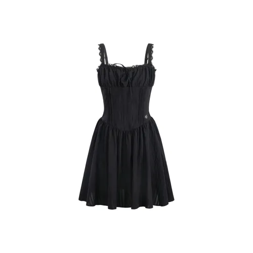 UNIFREE Slip Платье Женское Черное