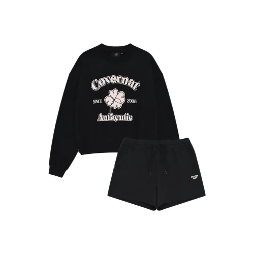 COVERNAT Черный Женские Повседневные Костюмы