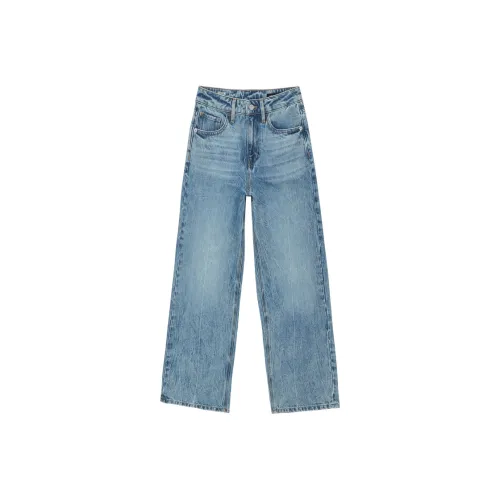 ABLE JEANS Лазурные Женские Джинсы