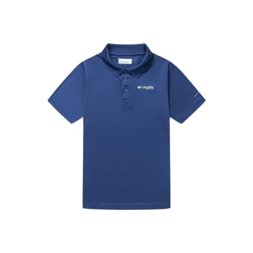 Columbia Синий 469 Kids T Рубашки