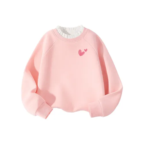 La Chapelle Kids Толстовка Ледяной Розовый Маленький Red Heart Детский