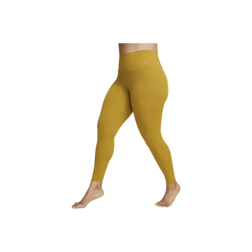 Nike Zenvy Спортивные брюки Женские Имбирно-желтые
