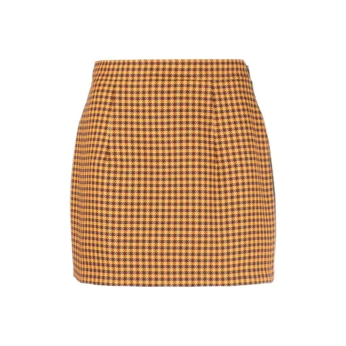 MARNI Оранжево-красные Женские Повседневные Длинные Юбки
