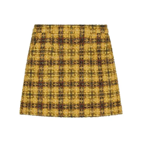XII BASKET Повседневные короткие юбки Женские Honeys Желтый