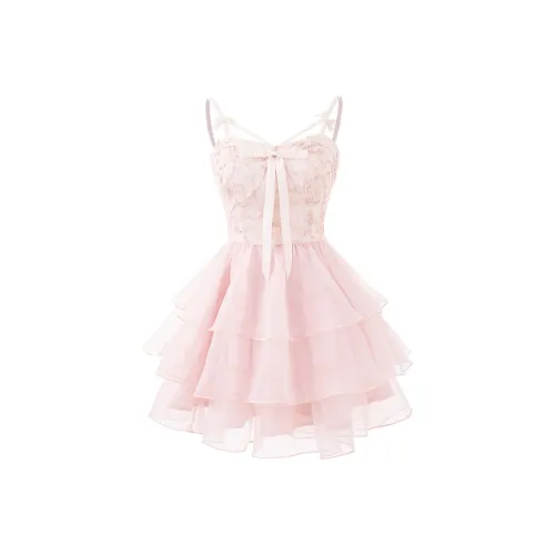 PLAY BUSH Юбка Платье Женское Розовое