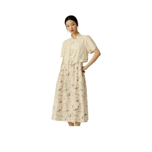 Fragment Комплект с юбкой Женские Экрю