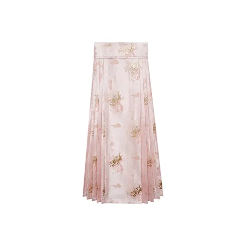 HECO Розовый Женские Повседневные Длинные Юбки