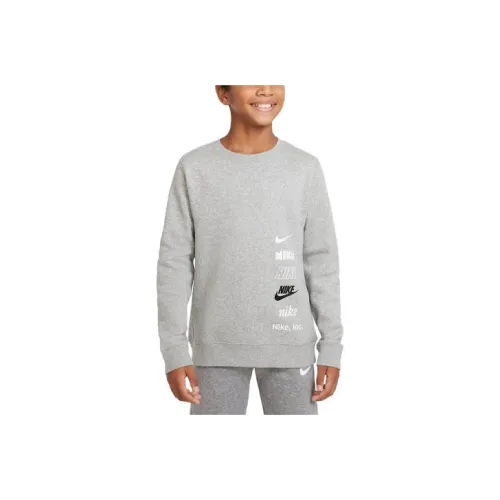 NIKE Темно-серый Kids Свитшоты