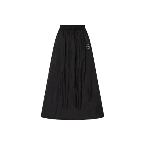 MOCO Повседневный Длинный Юбка Женская Черная