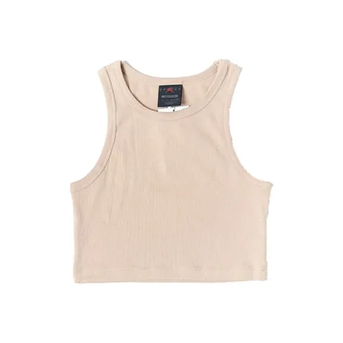 Джордан Светло-розовый Женские Спортивные Майки без Рукавов