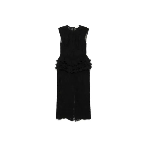 Zimmermann FW24 Sleeveless Dress Women's Black Zimmermann FW24 Без рукавов Платье Женское Черное