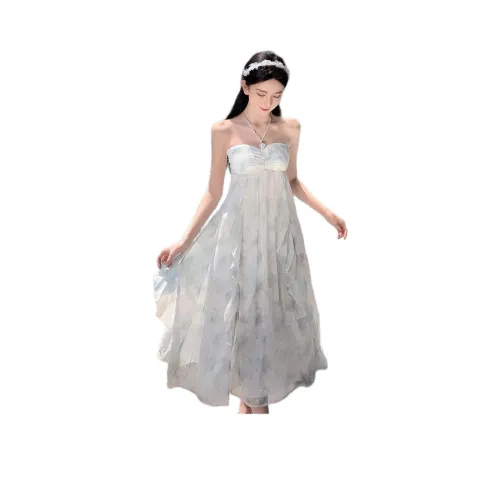 The Temptation Of The Muse Slip Платье Женское Зеленое Линия Эльф