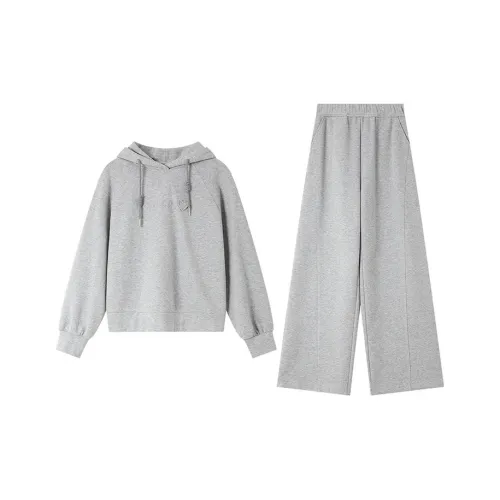 VIMLY Серый Женские Повседневные Костюмы