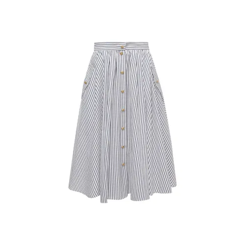 D'zzit Темно-синяя Женская Повседневная Длинная Юбка