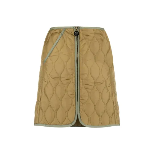 PINKO Коричневая Женская Повседневная Короткая Юбка