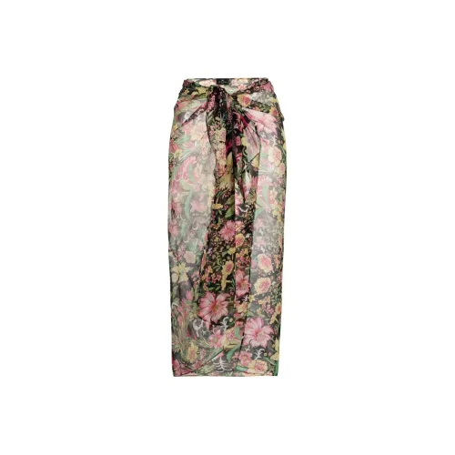 ETRO Многоцветные Женские Повседневные Длинные Юбки