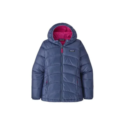 Patagonia Хлопковый пуховик Синий Детский