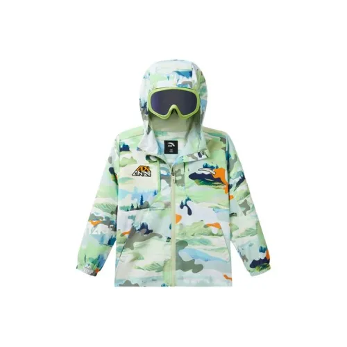 Antakids Куртки Пальто Виноградный Лист Зеленый Детский