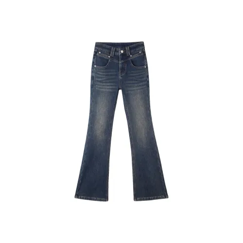 HIPPIEMISS Синие Женские Джинсы