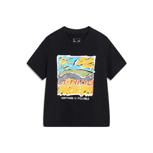 LINING YOUNG Sports Life Collection Футболка Черная Детская