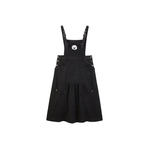 LEDIN x XIAOYANGXIAOEN LIANMINGKUAN Платье-комбинация Женское Черное