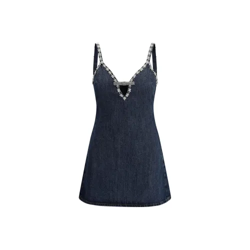 Self Portrait Slip Dress Women's Blue Self Portrait Slip Платье Женское Синий