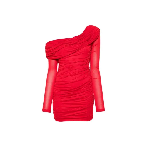 Blumarine Red Женские Длинные Платья с Рукавами