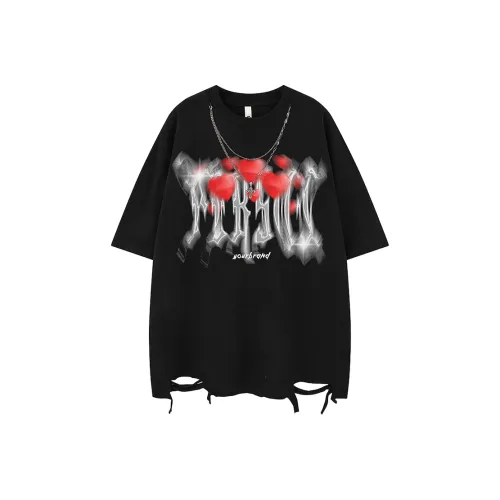 YEARNED Черная Унисекс Футболка