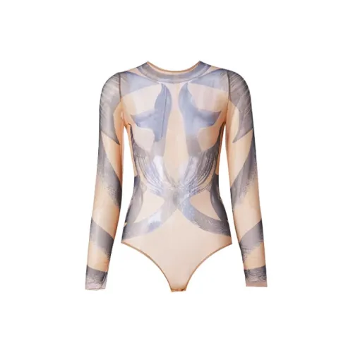 Burberry Ван-Пис Купальник Женский Телесного цвета