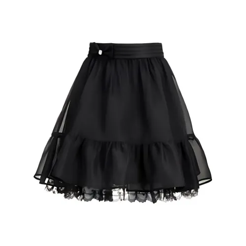 AIVEI Черные Женские Повседневные Короткие Юбки