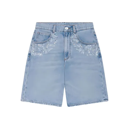 Maje Синие Женские Джинсовые Шорты