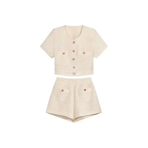 Local Gal Комплект с юбкой Женские Абрикос