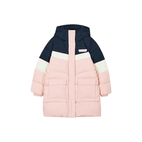 Skechers Пуховик Клубничный Кремовый Розовый Подростки