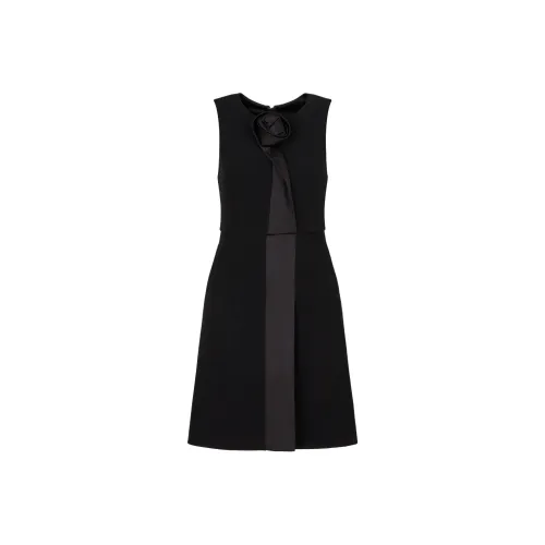EMPORIO ARMANI Без рукавов Платье Женское Черное