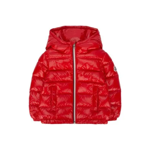 MONCLER Красный Детские Пуховики