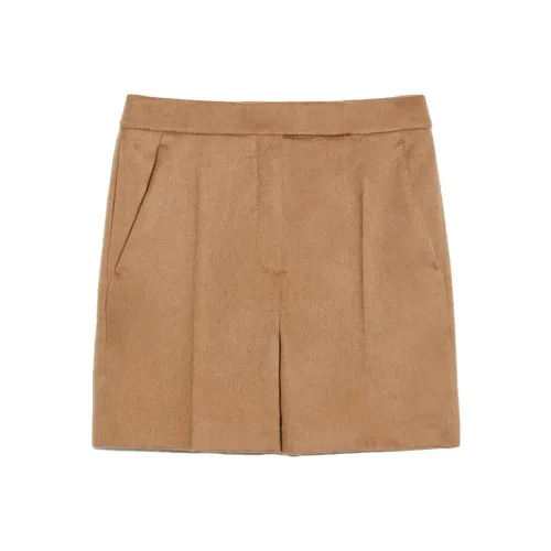 MaxMara Повседневные короткие юбки Женские CAMEL