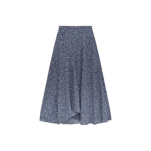 ISABEL MARANT Синие Женские Повседневные Длинные Юбки