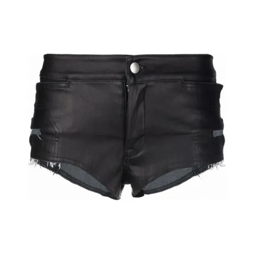 RICK OWENS Черные Женские Джинсовые Шорты