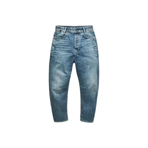 STAR RAW Джинсы Женские Средний Тон Индиго