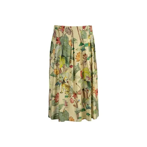ETRO Многоцветные Женские Повседневные Длинные Юбки