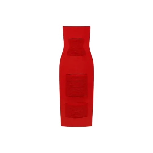 STELLA MCCARTNEY Red Женские Платья без рукавов